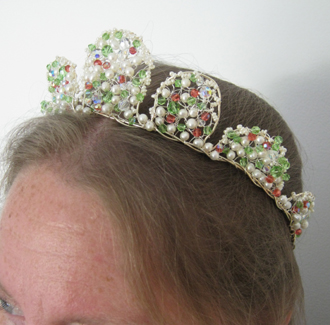 Pearls and Swarovski Crystal Tiara