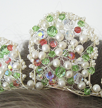 Pearls and Swarovski Crystal Tiara